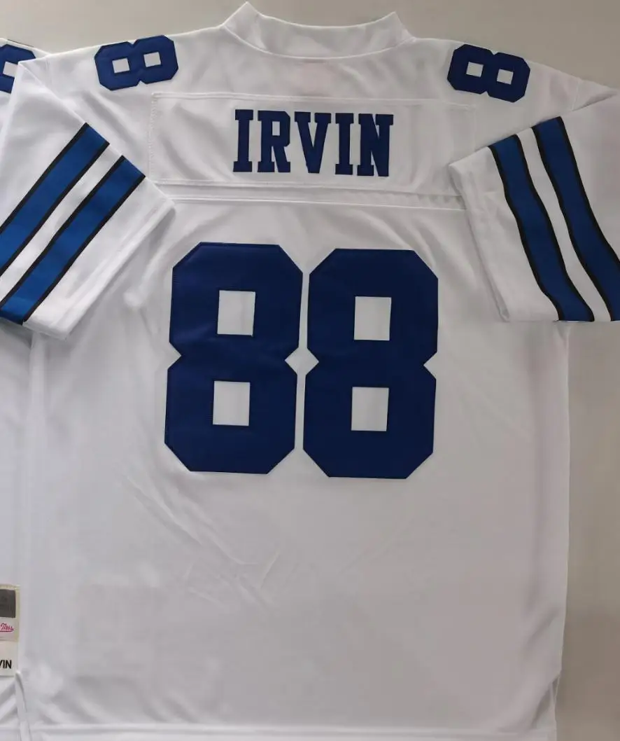 

IRVIN E.SMITH SANDERS AIKMAN Retro Football Stitched Jersey Dropshipping