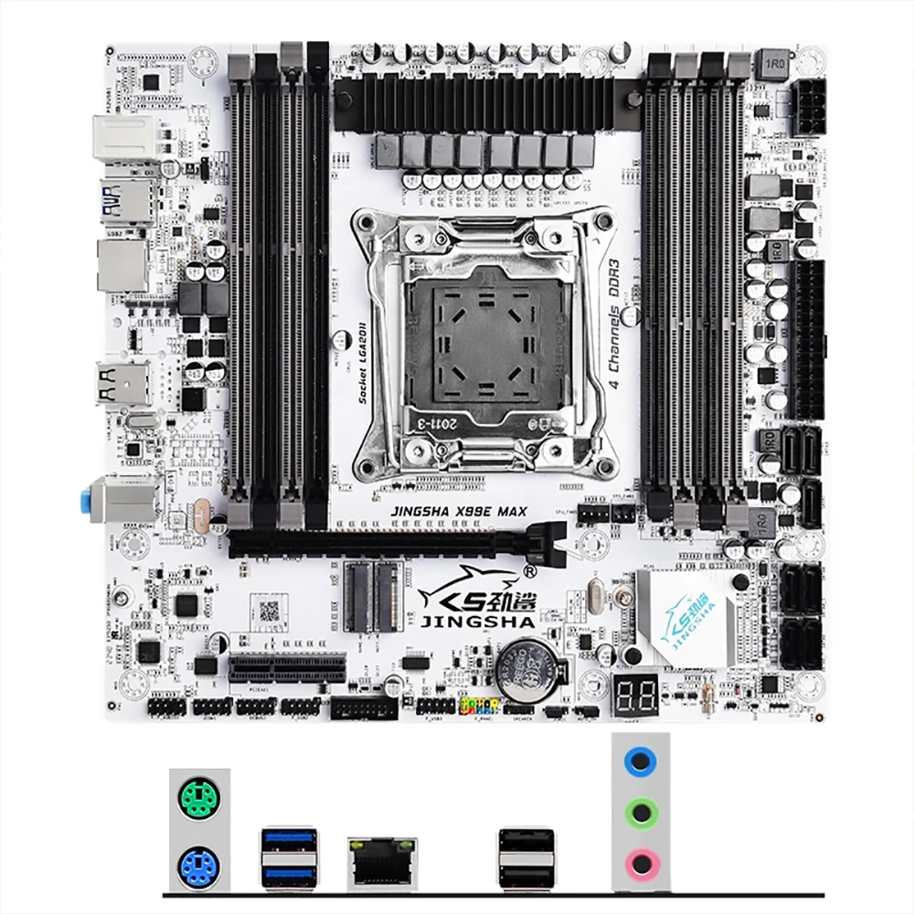 Imagem -04 - Kit de Placa-mãe Canal Quad e5 2673v3 Ddr3 64gb 8x8 Fase Lga20113 Conjunto Jingsha-x99