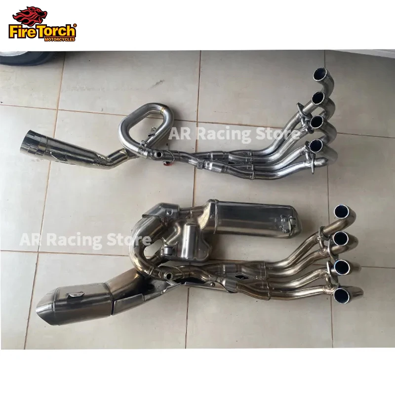 Slip On For Honda CB600F Hornet 600 CB CBR600F 2007 - 2013 Motorcycle Exhaust Escape Moto Mid Link Pipe Connect Original Muffler