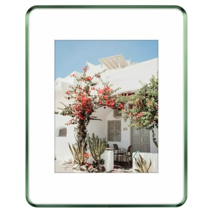 

Алюминиевая рамка для фотографий - с закругленными углами - с подложкой для фото или без подложки для фото 16 x 20 - настоящее стекло - матовый дизайн