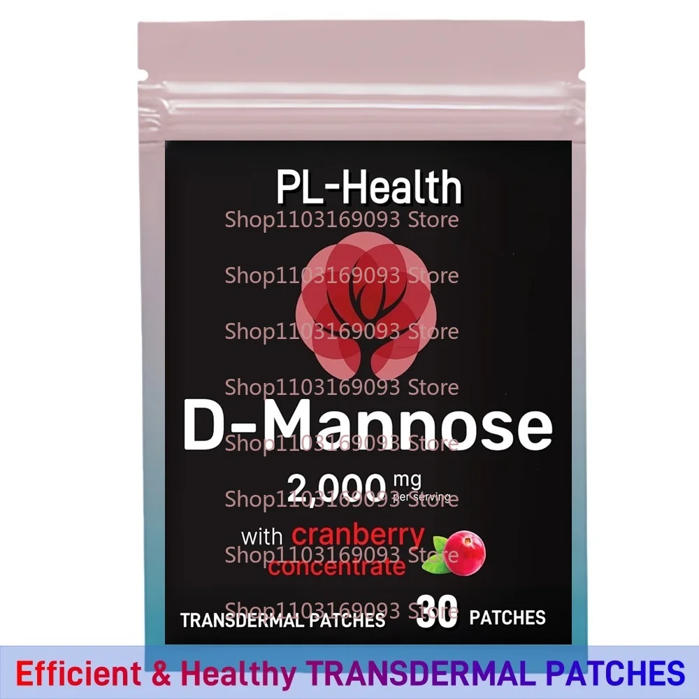 

30 Patches D-Mannose Transdermal Patches with Cranberry Fast Acting Urinary Tract Health Utra for Women & Men