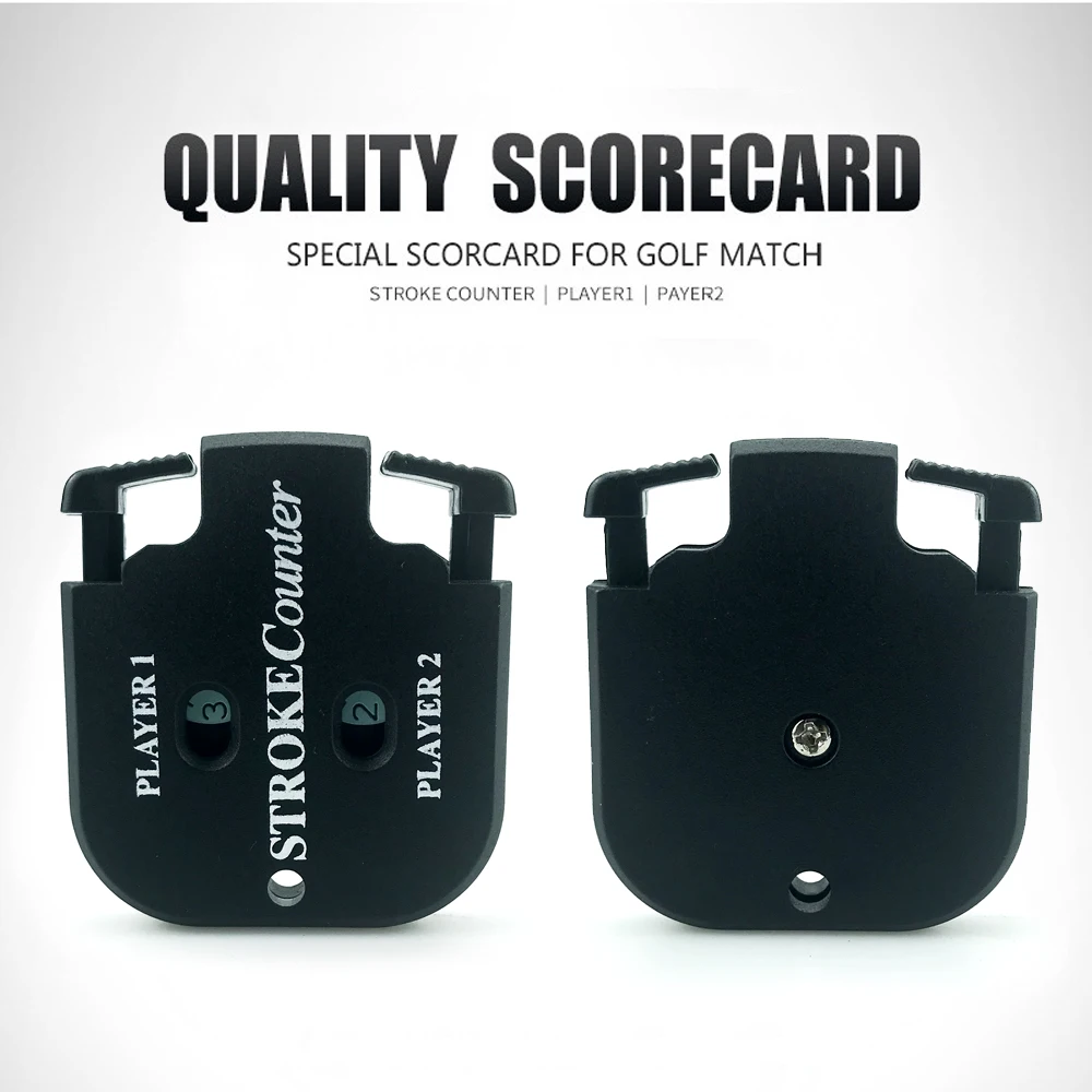 

Portable Golf Double Scorer Quality Golf Scorecard Special Scorcard for Golf Match Golf Accessories