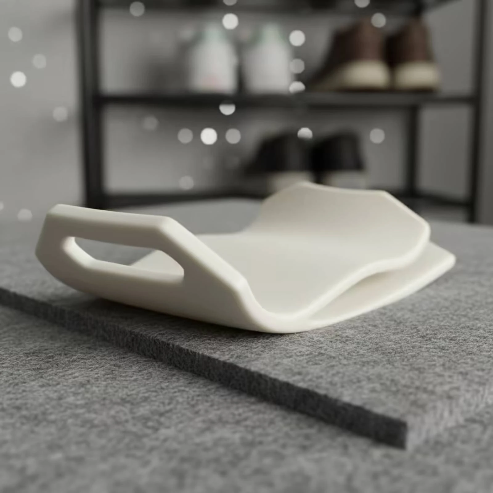 Shoe Shoe Horn with Handle Slot 3D-Printed Shoe Wearing Aid Helper Compact Lightweight for Travelers, Daily Wear