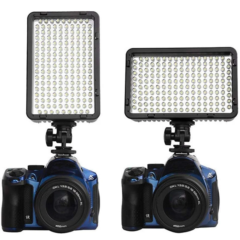 Selens LED Video Light 168LED Photography Lighting Camera Camcorder Fill Light Photo Studio Kits Photography Accessories