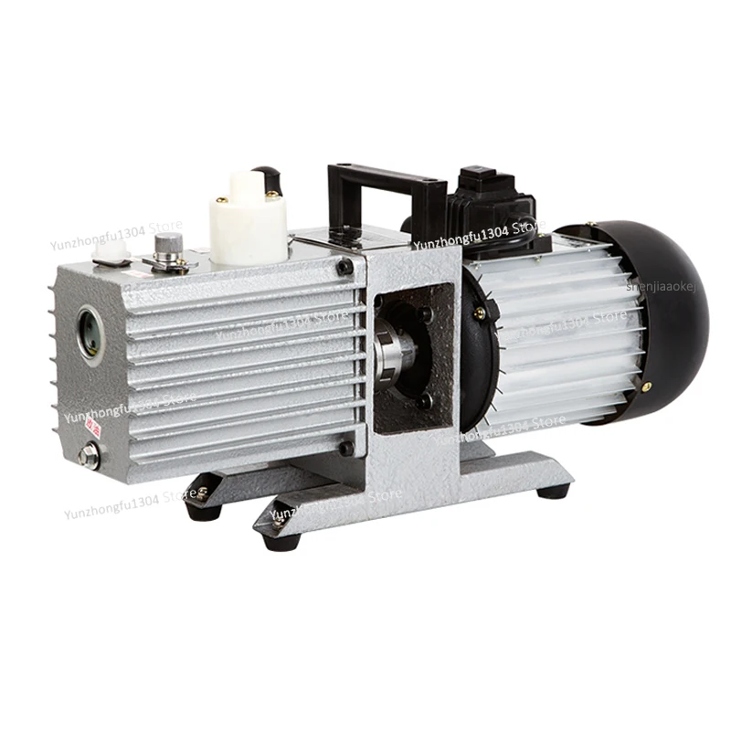 

1400 об/мин роторный лопастной вакуумный насос, двухступенчатый лабораторный 2XZ-4, небольшой насос, широко используемый визуальный масляный счетчик, вакуумный насос 550 Вт, 220 В, 1 шт.