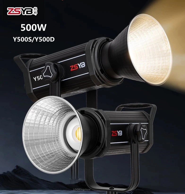 

ZSYB Y500D 5600K Y500S Bi-Color 2700-6500k LED Photography Light For Video Photographic Studio Live Stream