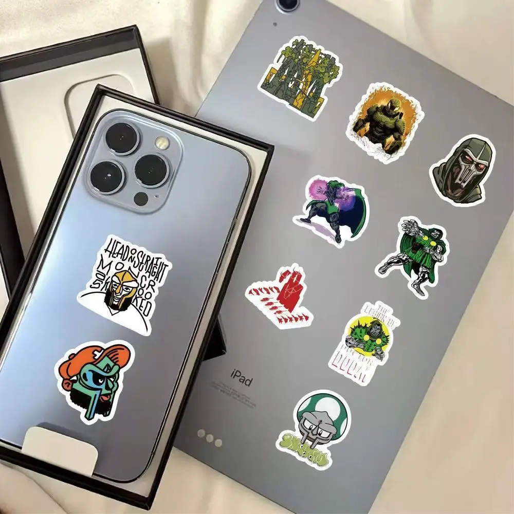 

Action figure Hip Hop Rapper Mf Doom Stickers Singer Graffiti DIY Skateboard Phone Luggage Laptop Guitar Toys Decals Fan Kids