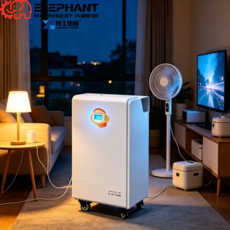 LiFePO4 Battery Pack 48V, IP65 Portable Power Station 5-10kW 15kWh 20kWh Home Energy Storage System