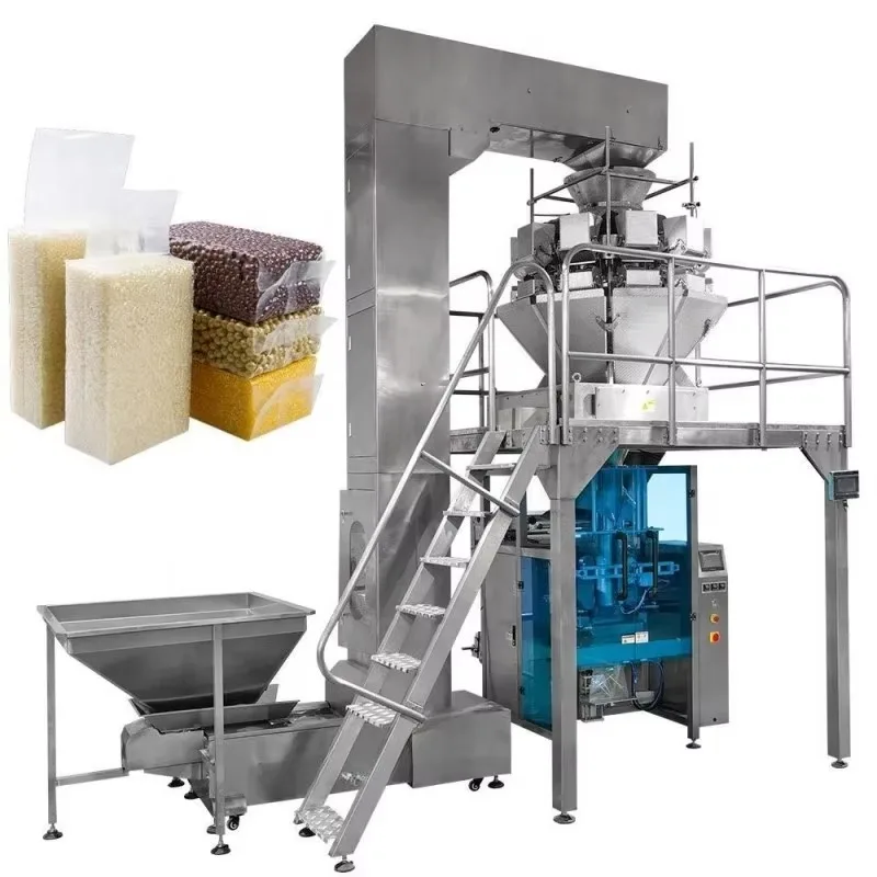 High Efficiency Vertical Powder Packing Machine Automatic Filling Plastic Film Packaging Equipment for Food Industrial Custom