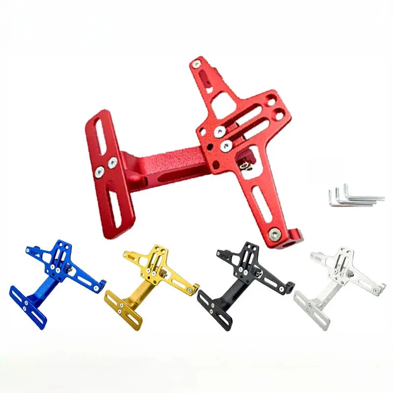 

Universal CNC Adjustable License Plate Frame for Suzuki/Kawasaki/Honda Lightweight High Strength with License Plate Light