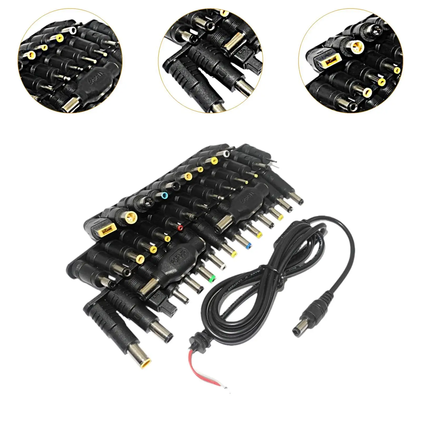 Laptop DC Power Connector Female Jack Cable Connectors Stable Parts Power Supplies Multifunctional Laptop Components Jack Tips