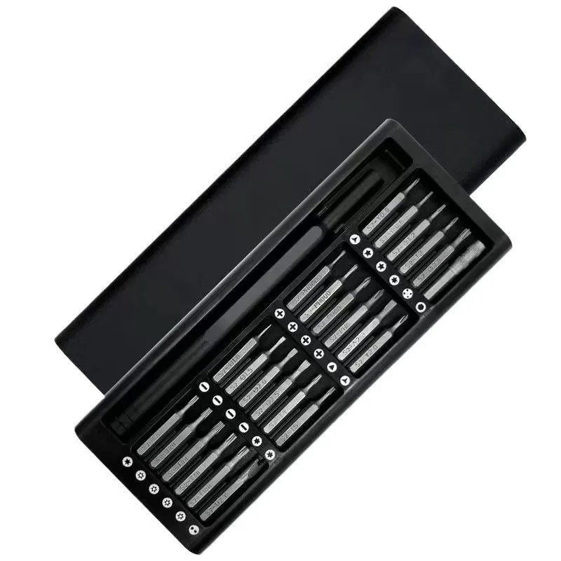 طقم مفك برغي 25 في 1 مفك براغي Se سداسية رأس مسطح مفك مغناطيسي رأس آيفون PC WatchCameraGlasses #5