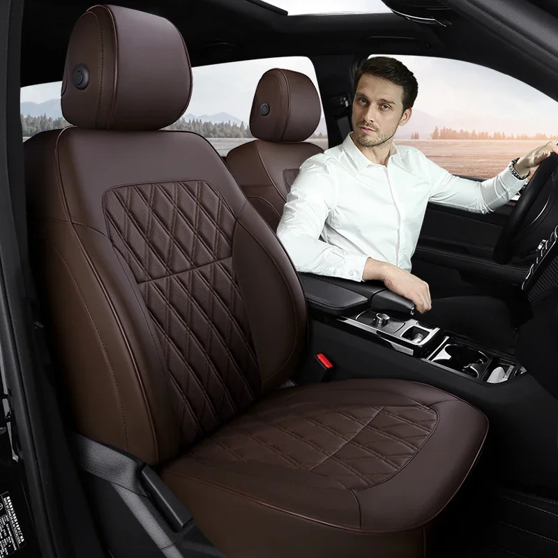 

Car Seat Covers For Fiat 500 2011-2014 Custom Interior Accessories Genuine Leather High Quality Auto Automovil Diamond