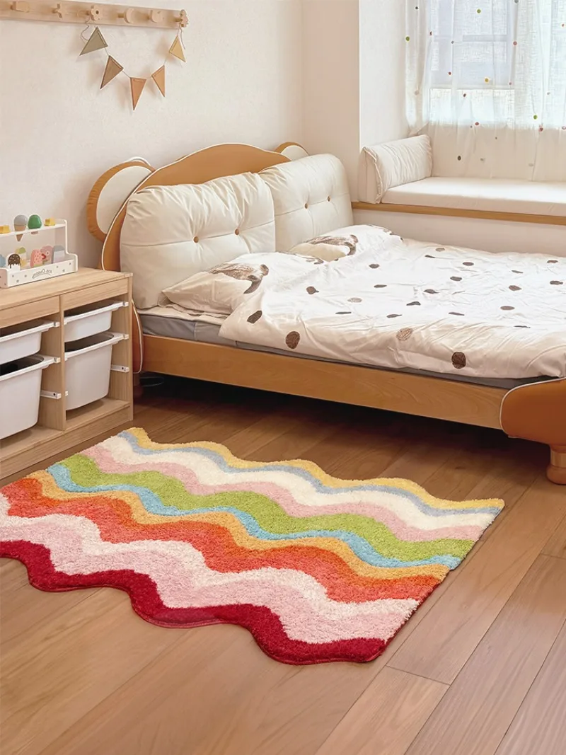 Carpet Bedroom Bedside Blanket ins Wind Dopamine Machine Washable
