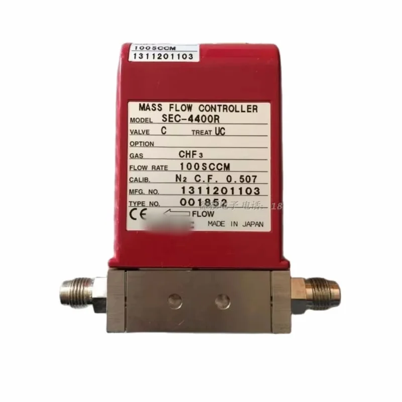 STEC SEC-4400R MASS FLOW Controller VALVE CHF3 100SCCM Used In Good Condition