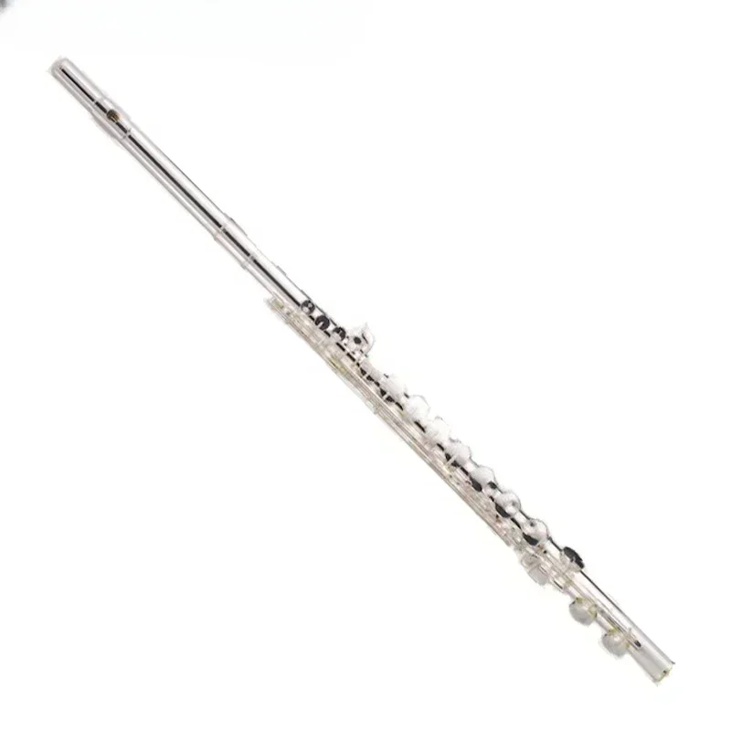 

High Grade Professional Model G Tone Closed Holes In-line Silver Plated Cupronickel Body Alto Flute (JFL-520)