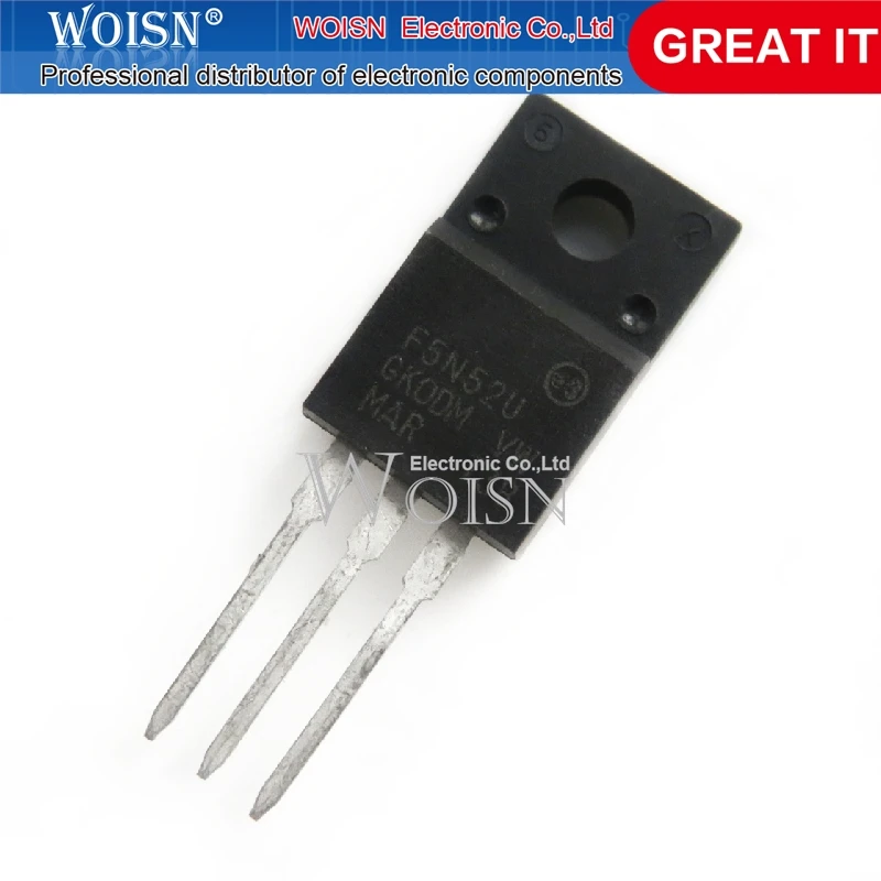 STF5N52U TO-220F F5N52U, 10pcs
