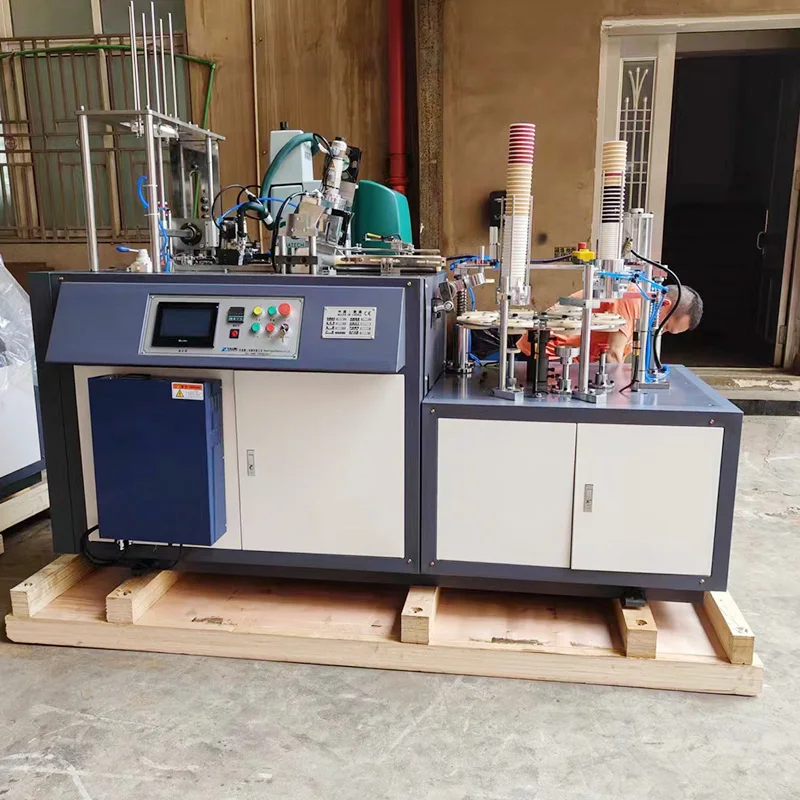 Automatic Paper Cup Processing Solution for Wholesale Beverage Cups and Packaging Factory Use 80 Pcs/Min Forming Machine