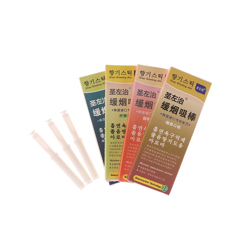 3pcs/Box Health Replacement Cigarette Stick Nicotine Free Plant Health Relieve Smoking Addiction Portable Smoking Accessories