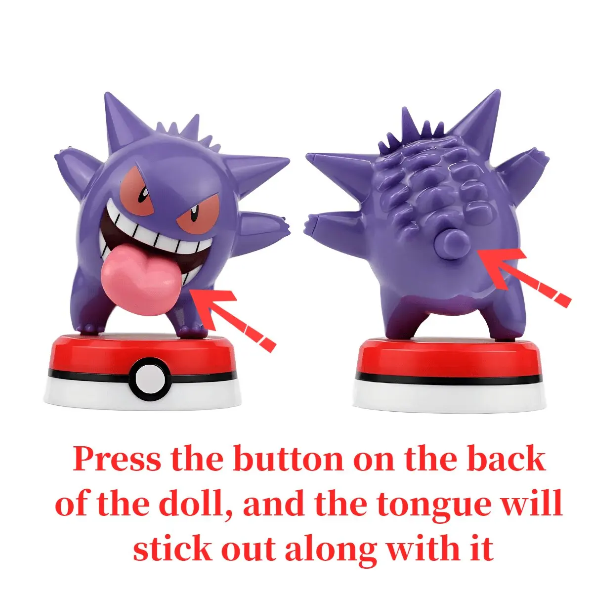 本物のポケモンキャラクターフィギュア玩具人形スタイルピカチュウリザードンゲンガーミュウツー Psyduck ヤドンアニメキャラクター装飾品ギフト