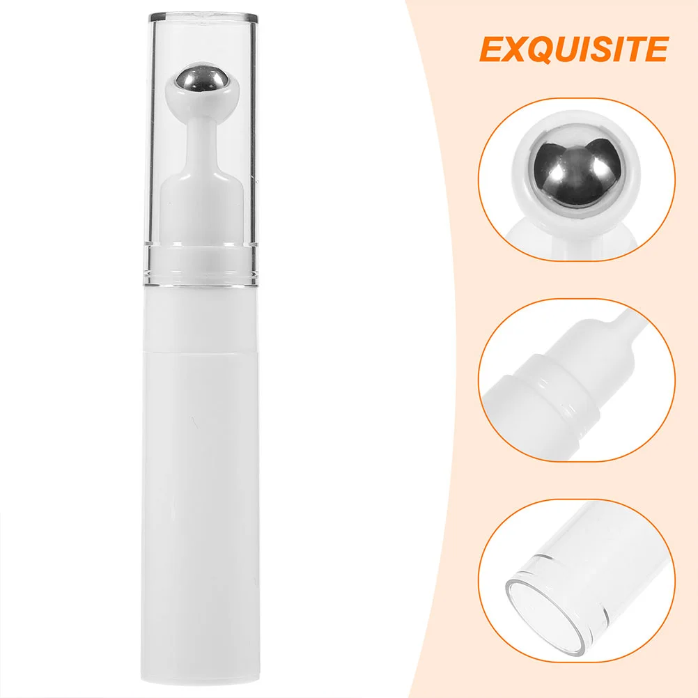 Travel Hand Eye Cream Roller Serum Empty Bottle Applicator Tool Bottled Refillable White Ball Bottles