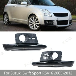 For Suzuki Swift Sport RS416 2005 2006 2007 2008 2009-2012 Front Bumper Fog Light Lamp Cover Grille Decorative Frame Shell Car