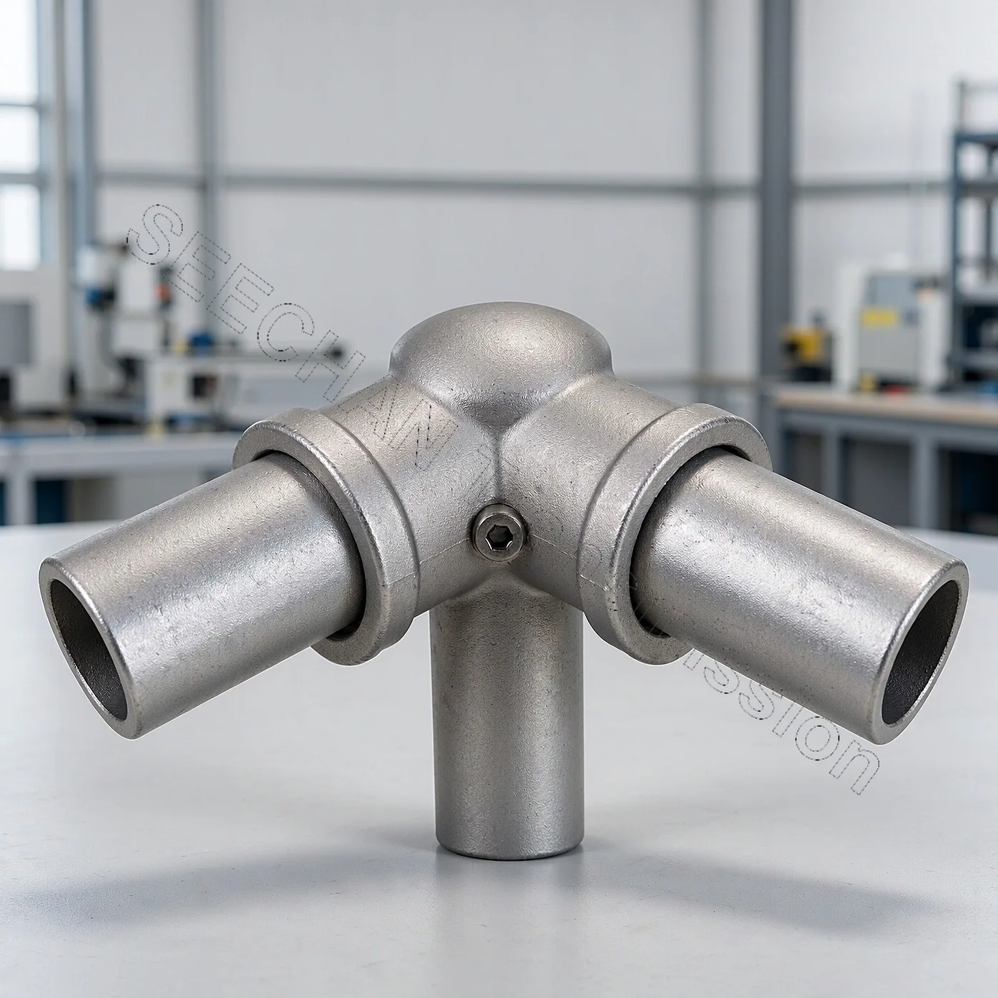 20 25 32mm Round Tube Connector Aluminium Alloy Pipe Joint Bracket for Plant Cage Clothes Rack Greenhouse Frame Support