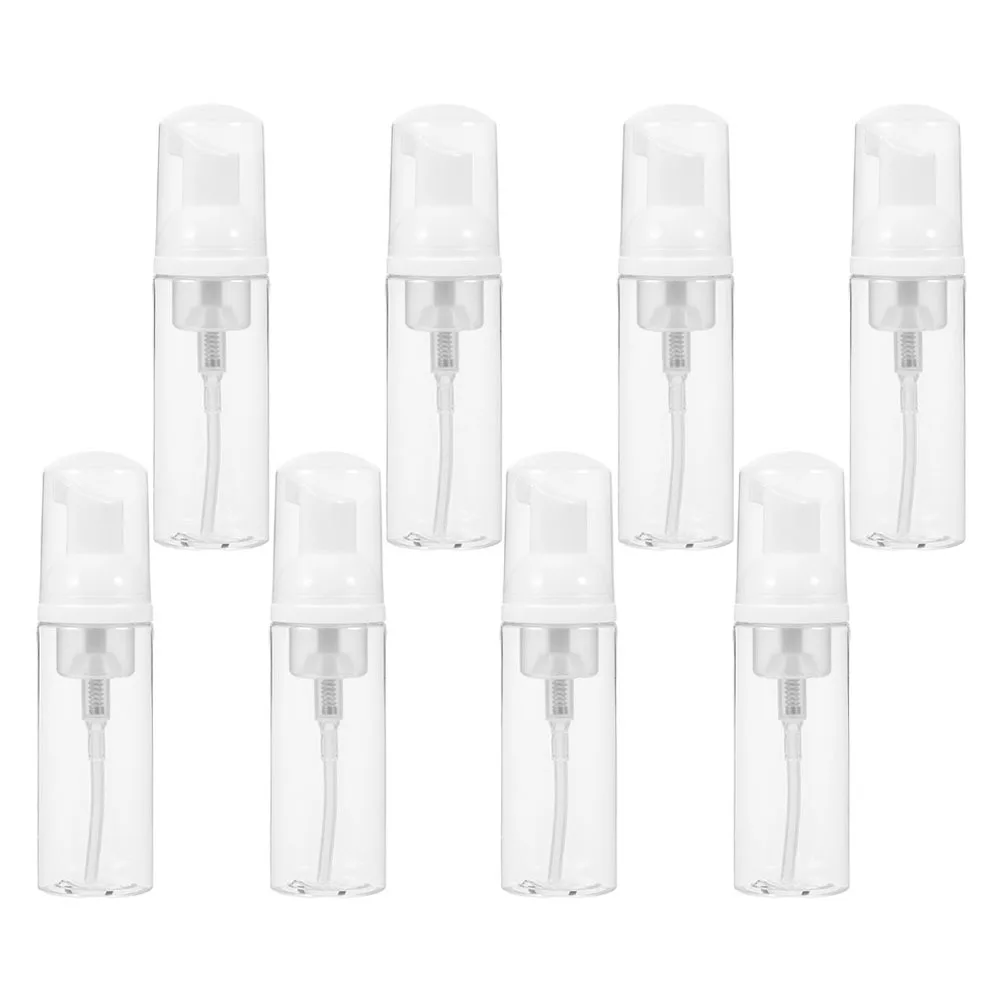 8Pcs Travel Foam Pump Bottles Leak Proof Refillable Foam Soap Dispenser Cleanser Shampoo Bottles 30ml Foaming Soap Dispenser