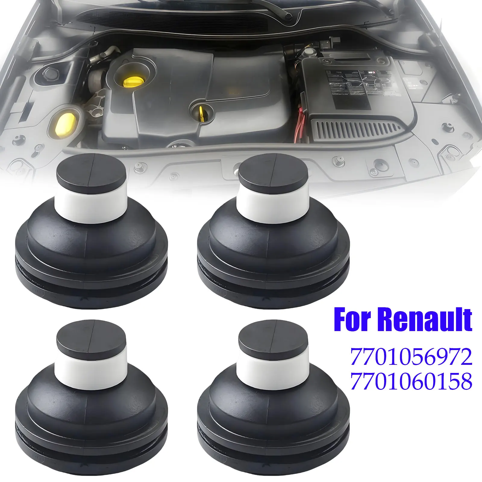 1.5 & 1.9 Dci غطاء المحرك المطاط جروميت جبل كليب 7701056972 7701060158 لرينو كليو كانجو ميجان ذات المناظر الطبيعية الخلابة مودوس توينجو