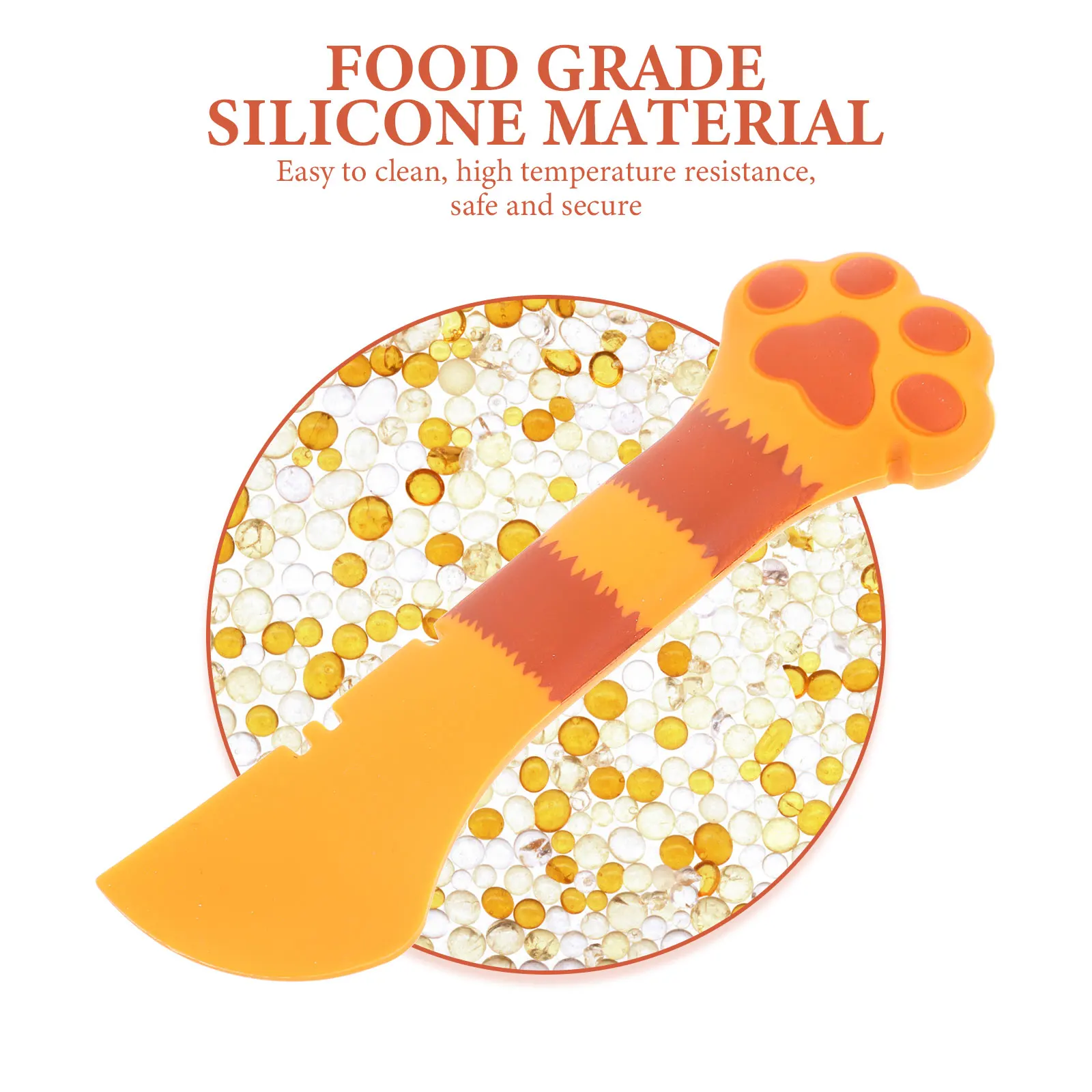 

Silicone Cat Food Scoop Multi functional Pet Spoon Canned Opener Lid Lifter Dog Food Jar Storage Container Accessory