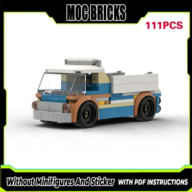 

Конструктор MOC: Модель гоночного автомобиля и классический пикап. Модульные технологичные блоки. Подарки к праздникам. Набор для сборки детских игрушек.