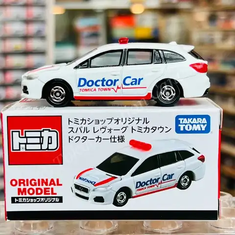 TOMY TAKARA 합금 자동차 모델 일본 TOMICA 쇼핑몰 한정판 스바루 상점 의료 구급차 어린이를위한 다이 캐스트 금속 모델