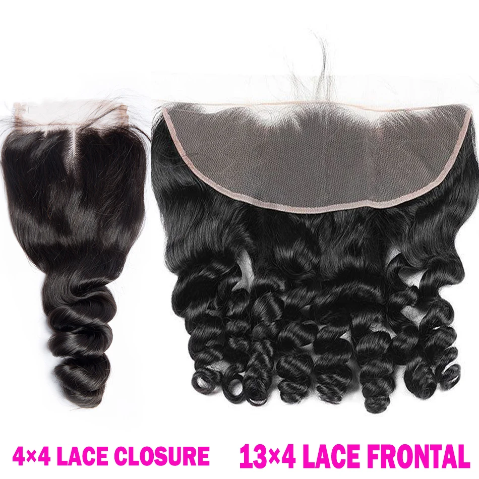 4x4 Closure for Straight Body Kinky Curly Hair Lace Closure Kinky Straight Deep Water Human Hair Lace Frontals Only 13x4