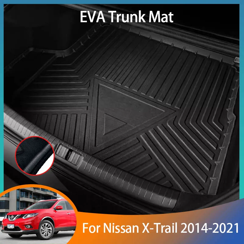 For Nissan X-Trail X Trail XTrail T32 2014-2021 2019 2018 2017 2016 Car Trunk Mat Waterproof Protective Storage Pad EVA Material