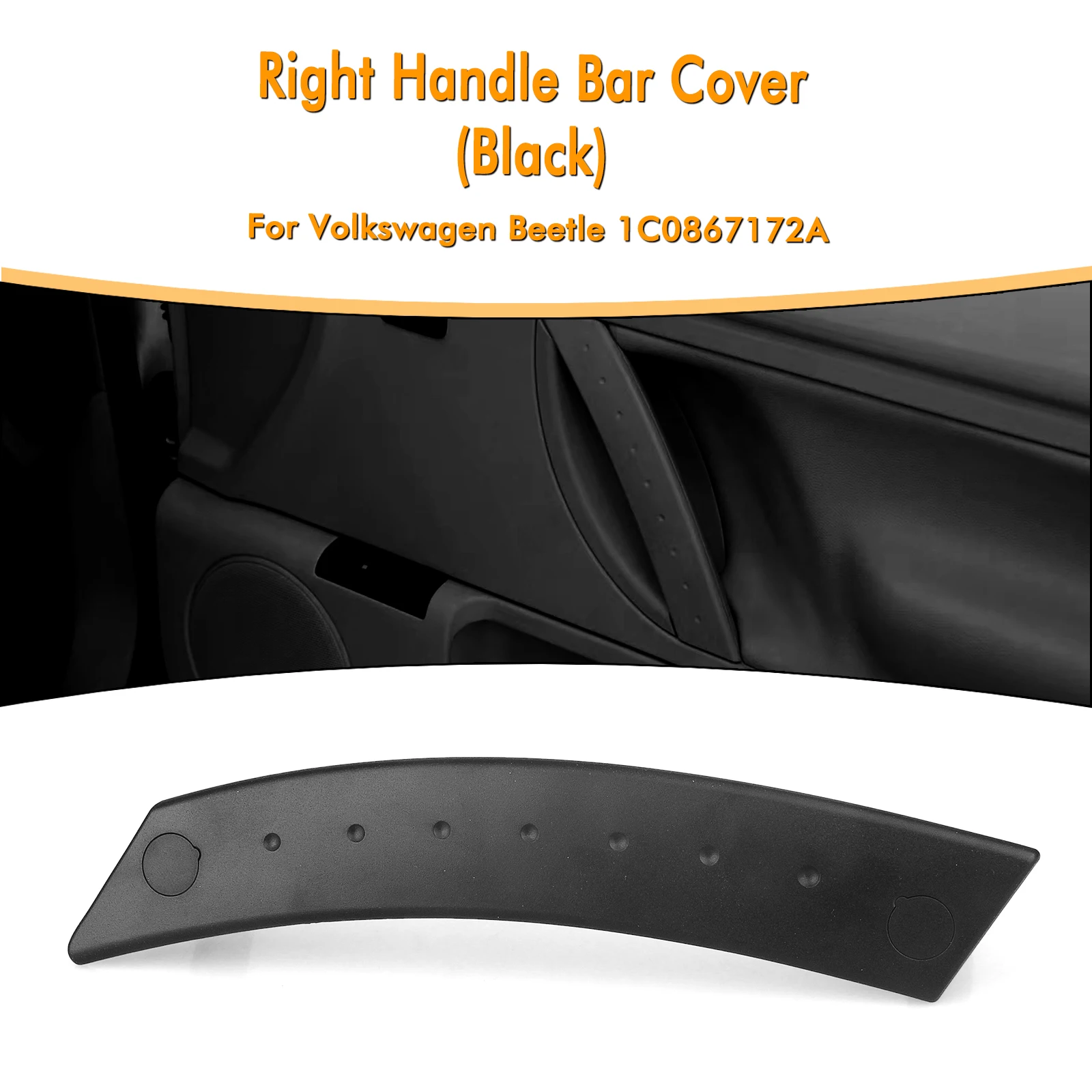 Car Interior Door Pull Handle Cover Armrest Trim For Volkswagen VW Beetle