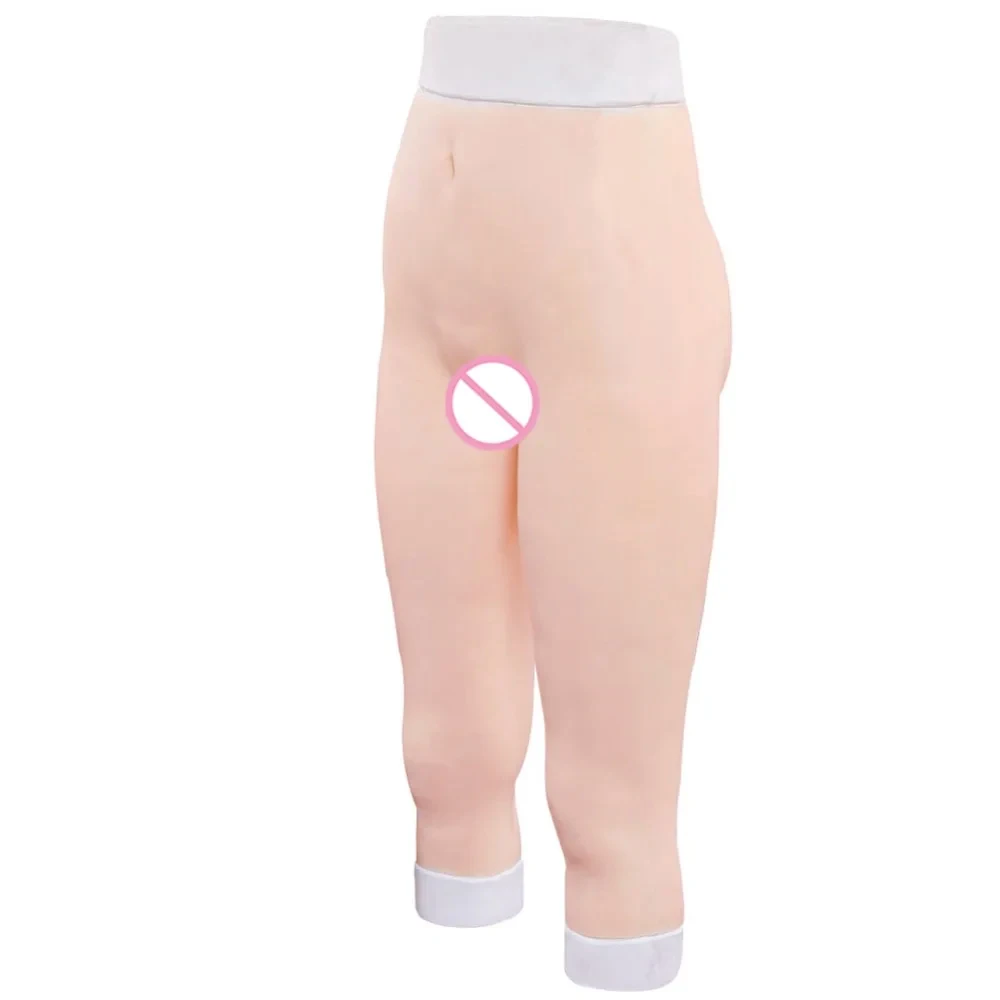 Long Silicone Pant Realistic Vagina Panties Crossdresser Sexy Pussy Underwear Transgender Drag Queen Shemale Crossdressing Pant