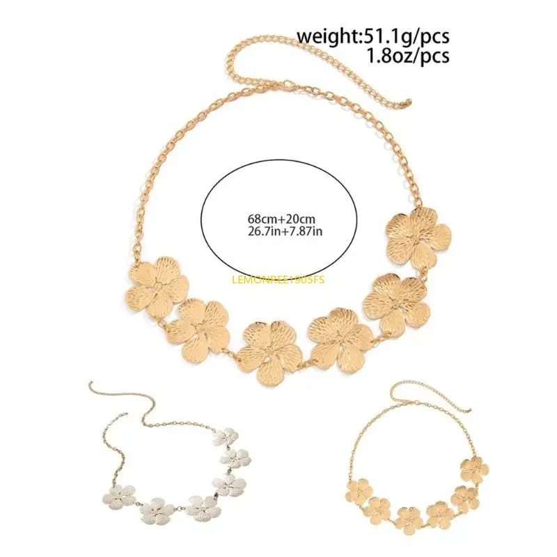 

DXAE Popular Star Fish Waist Chain Lustrous Party Dress Body Chain Waist Body Jewelry