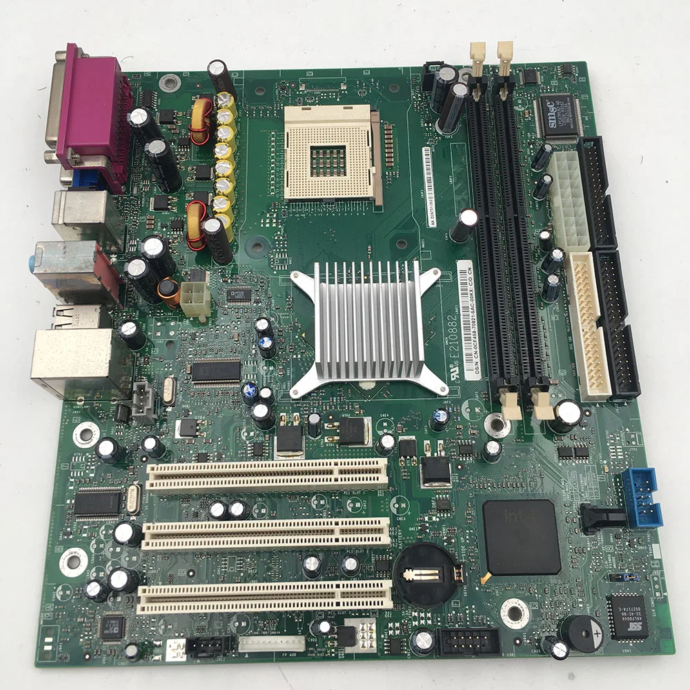 Desktop PC Motherboard For DELL Dimension1100 3000 865 E210882 CF458 0CF458 CN-0CF458 LGA478 Mainboard