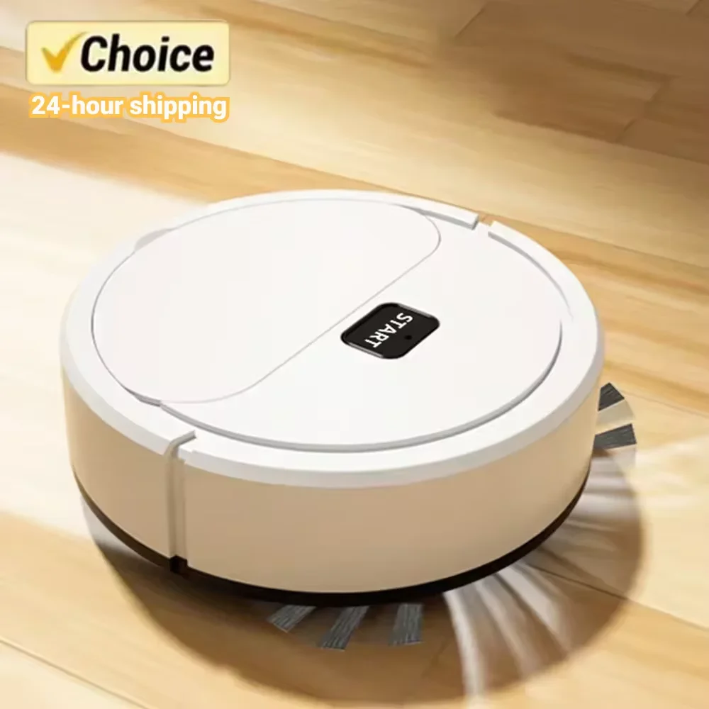 

2024 New Model Sweeping Robot Automatic Home Mini Cleaning Machine USB Charging Smart Sweep Mop 2-In-1 Vacuum Cleaner