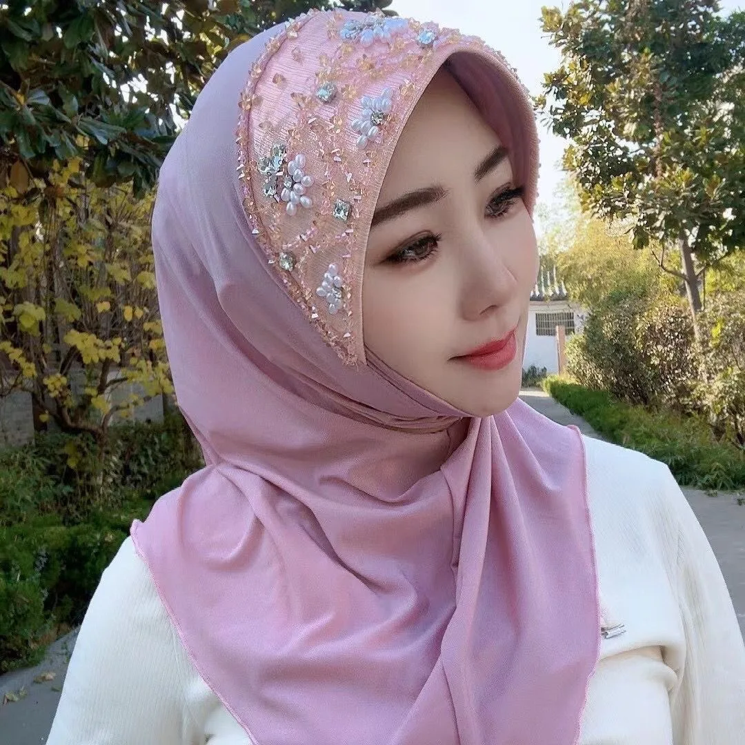 Malaysia Fashion New Musilm Women Easy Hijab Shawls Hats