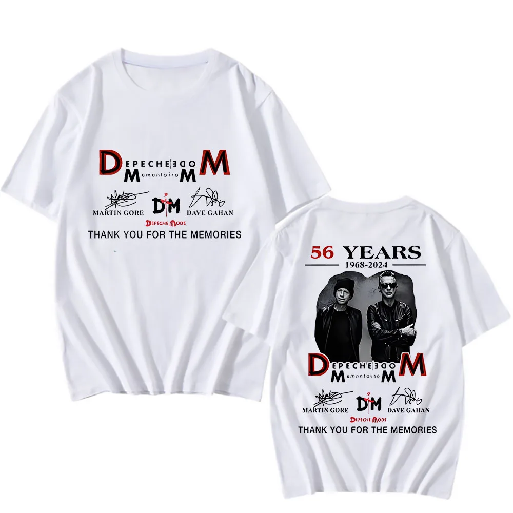 Depeche Memento Mori T-shirt Graphic Printing Hip Hop Cotton Tee-shirt Short Sleeve High Quality Tshirt Camisetas Gothic Clothes