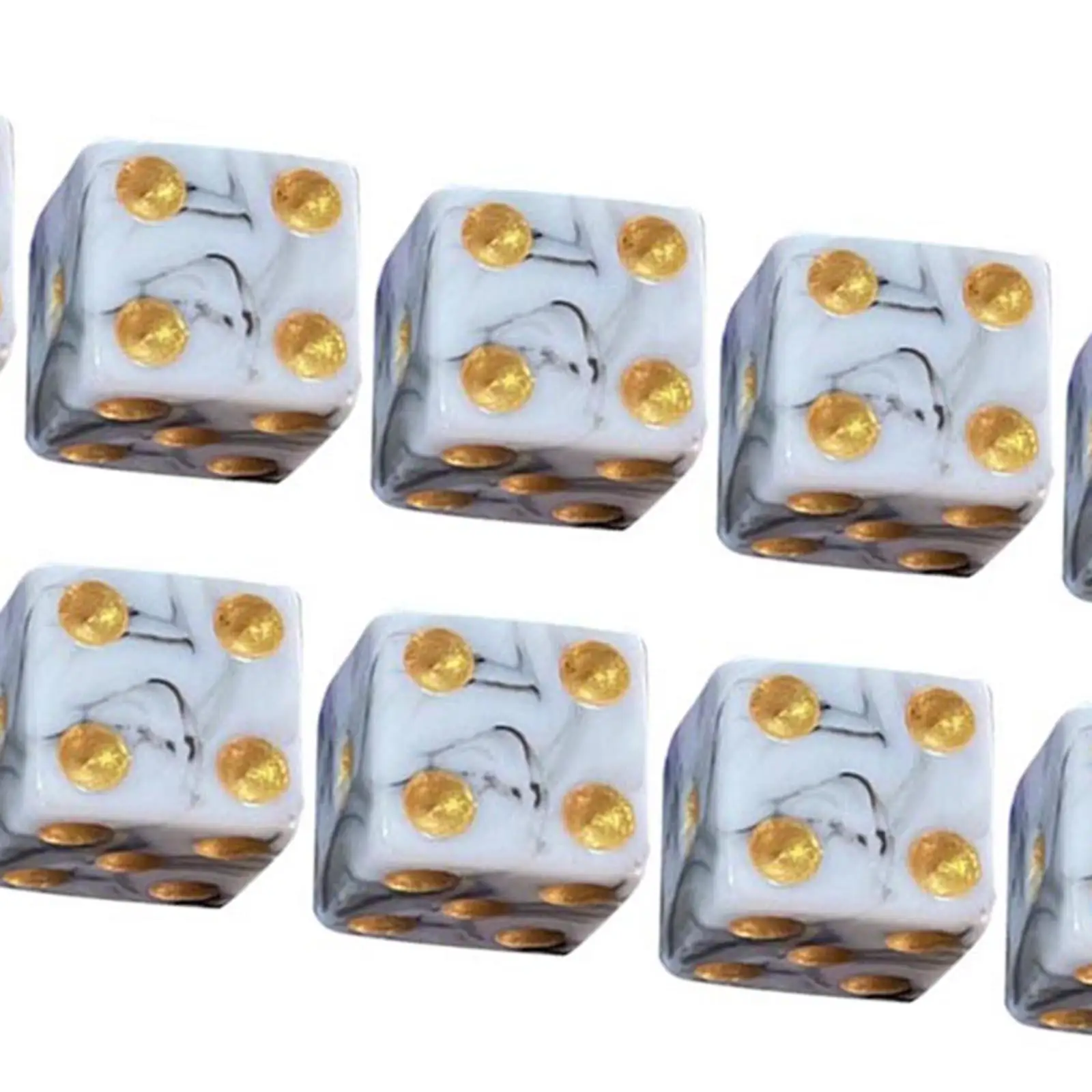 

Набор акриловых шестигранных игральных костей 16 мм для математических игр, настольных игр и обучения в классе