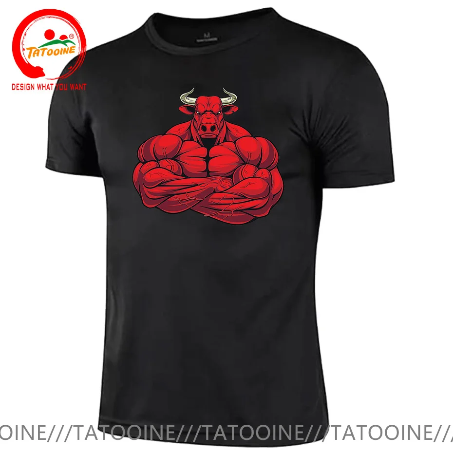 

Quick Dry Fit Gym Fitness Bodybuilding Sport T-shirt Angry Muscle Bull Running Workout T Shirts Custom Mesh Breathable Tee Shirt