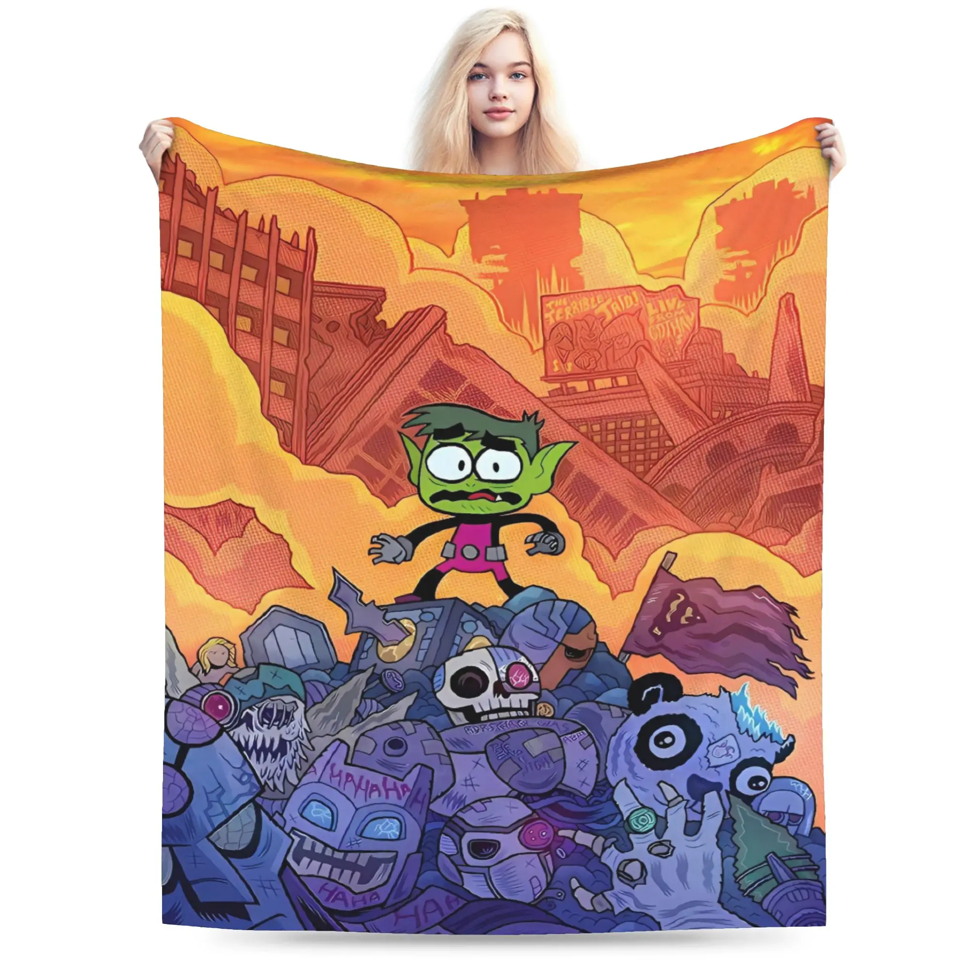 teens-titans-go-soft-warm-blanket-boy-girl-plush-bedding-throws-novelty-couch-chair-flannel-bedspread-sofa-bed-cover