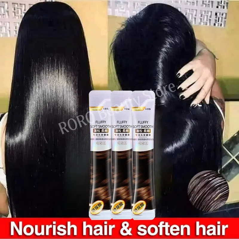 Mascarilla de queratina para el cabello, máscara mágica para el cuidado del cabello, reparación de daños en 5 segundos, Frizzy, suave, liso,