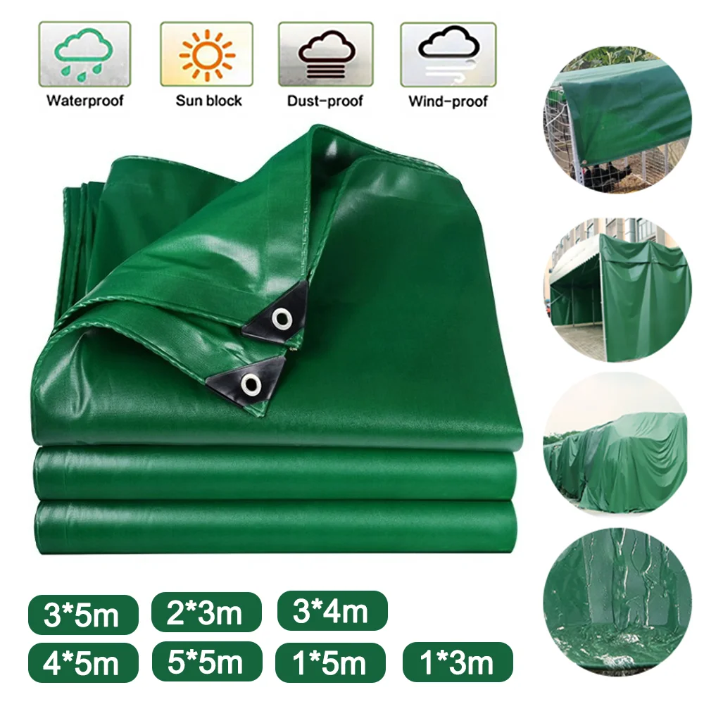 Lona impermeable de 5M para exteriores, dosel de tela impermeable para camión, cubierta de lona, tela de sombra, protector solar, cubierta de malla, toldo de refugio solar