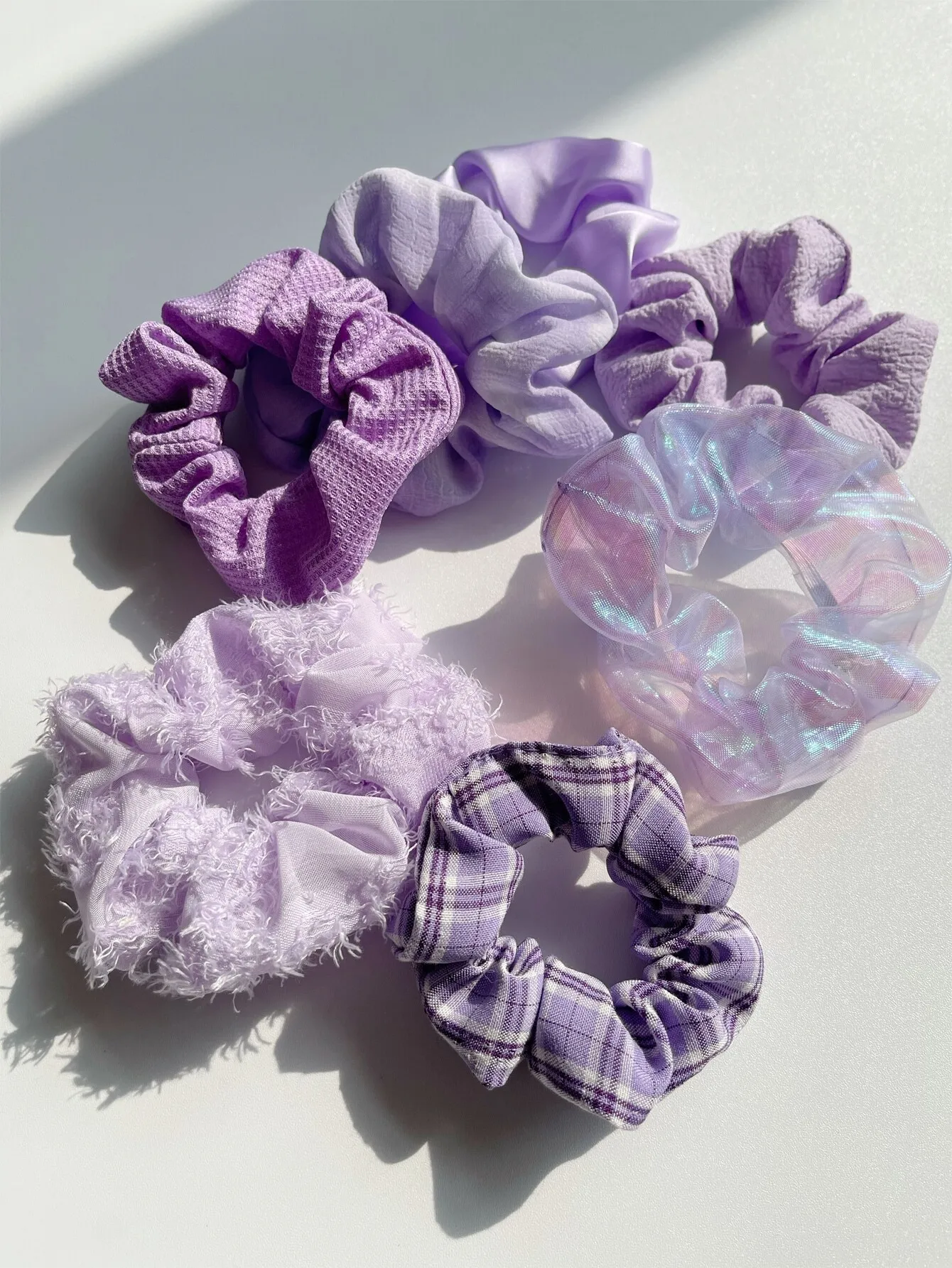 

Boho 7pcs Plaid Print Scrunchie Scrunchies Hair Ties Scrunchy Hair Ties Ponytail Head Accessories Elastic Band Beauty Home Hair Accessories Hair Rubber Bands