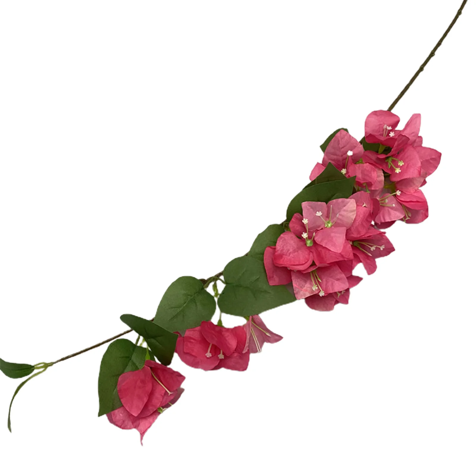 Artificial Bougainvillea Flower Branch Simulation Plum Pick Cuttings Indoor Potted Ornament Wedding Party Home Room Decoration