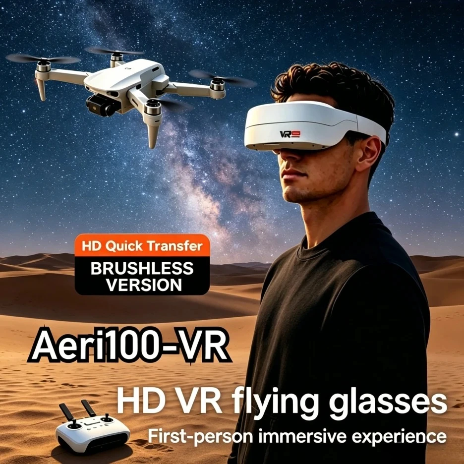 Drone Ls Rc - Original Aeri100VR Outdoor RC Quadrotor Built-In
