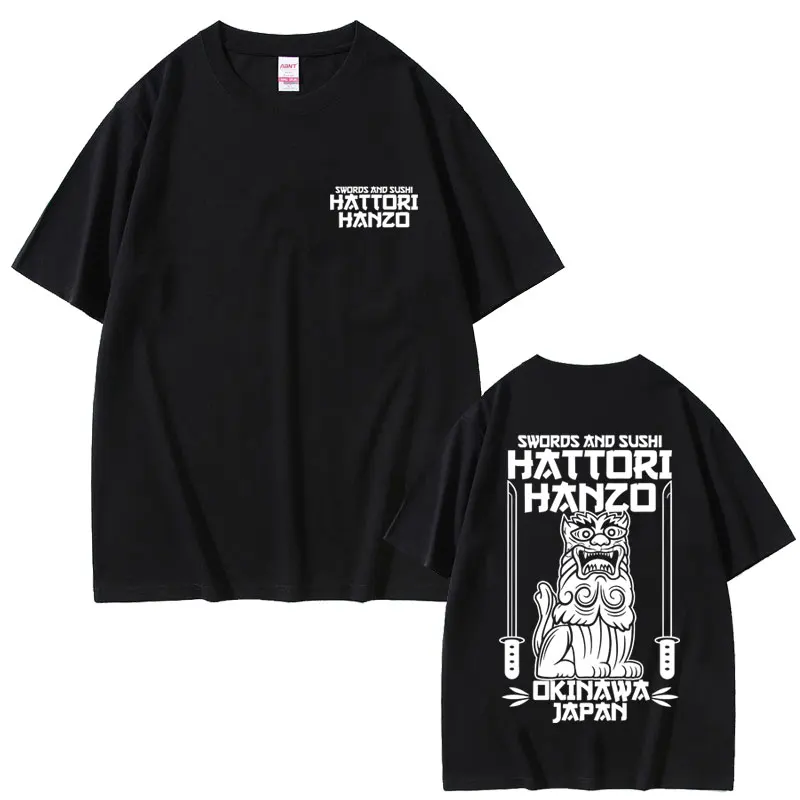 hattori-hanzo-red-swords-and-sushi-kill-bill-okinawa-japan-tarantino-t-shirt-men-casual-cotton-vintage-short-sleeve-tshirt
